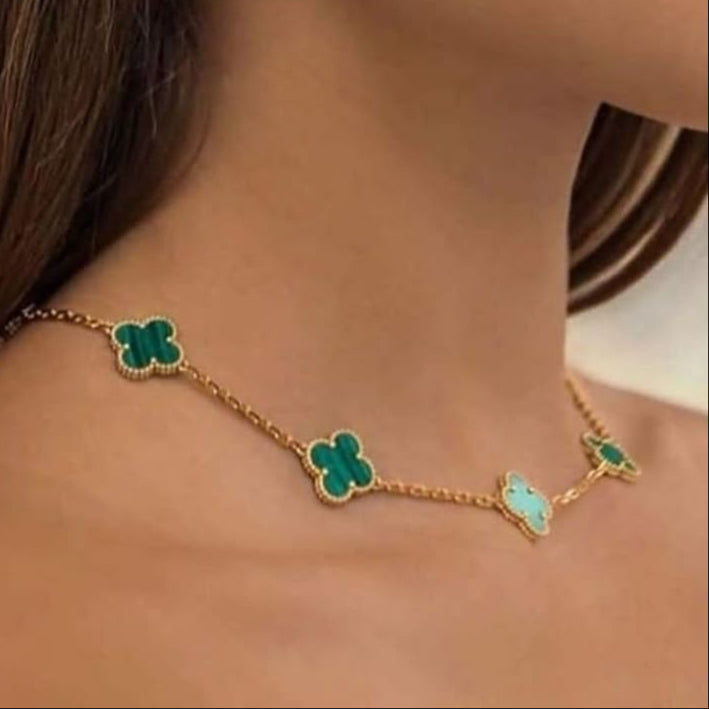 Collar Celestine green