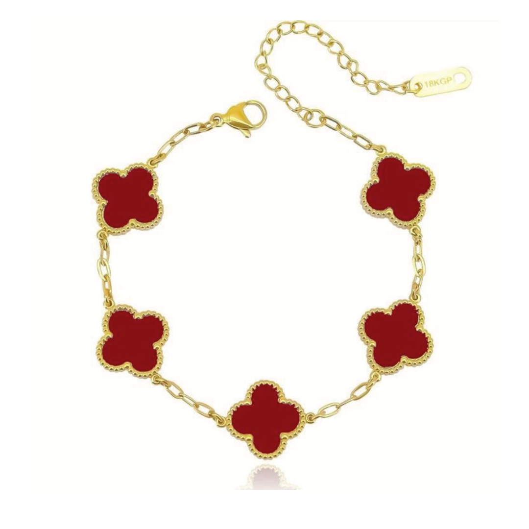 Pulsera Celestine rojo