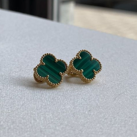 Aretes celestine green