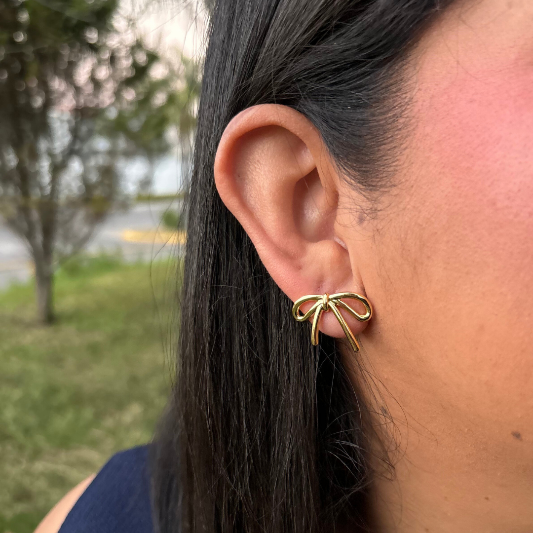 Aretes Dorado Serene 🌟