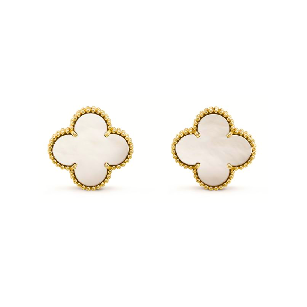 Aretes celestine white