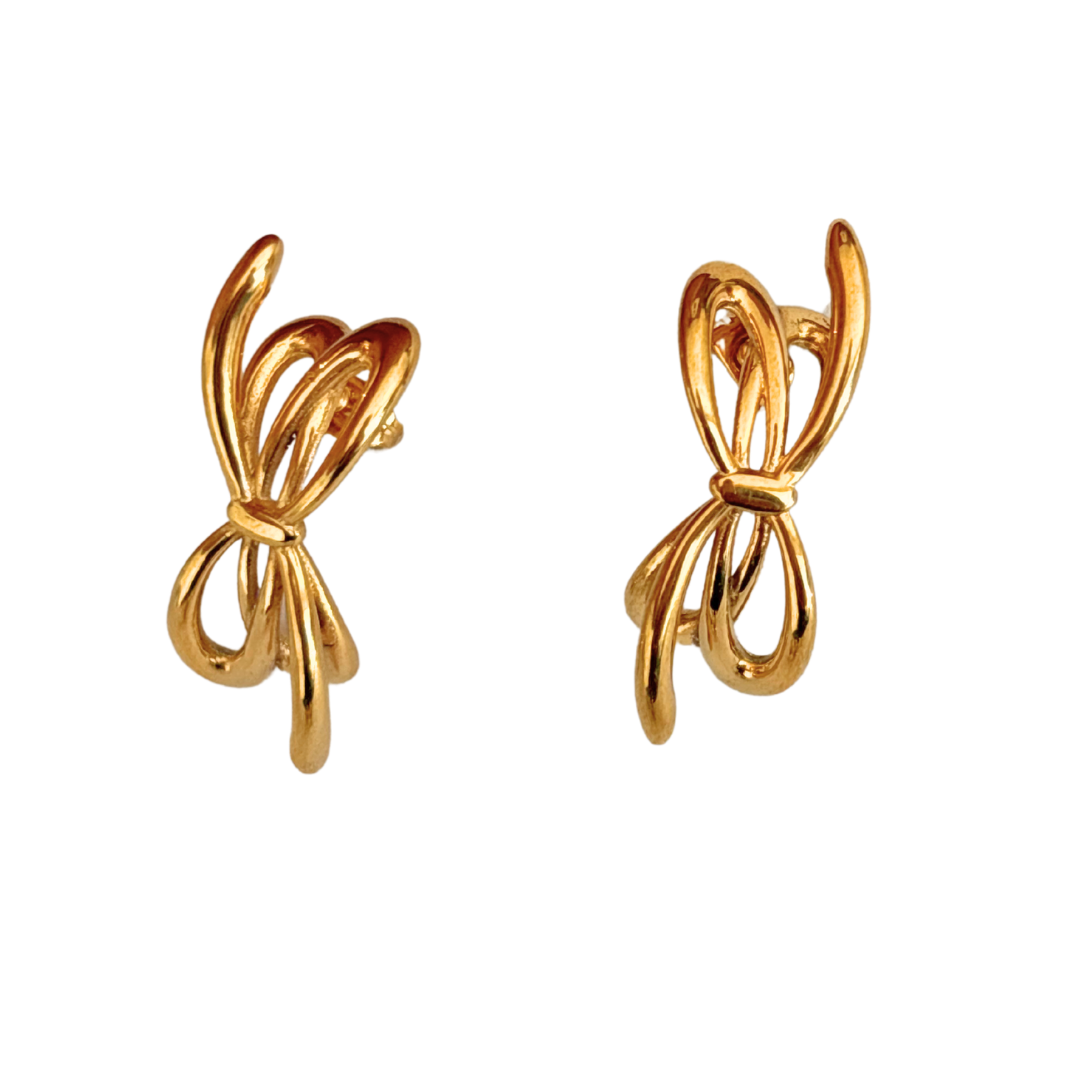Aretes Lazo Dorado 🌟