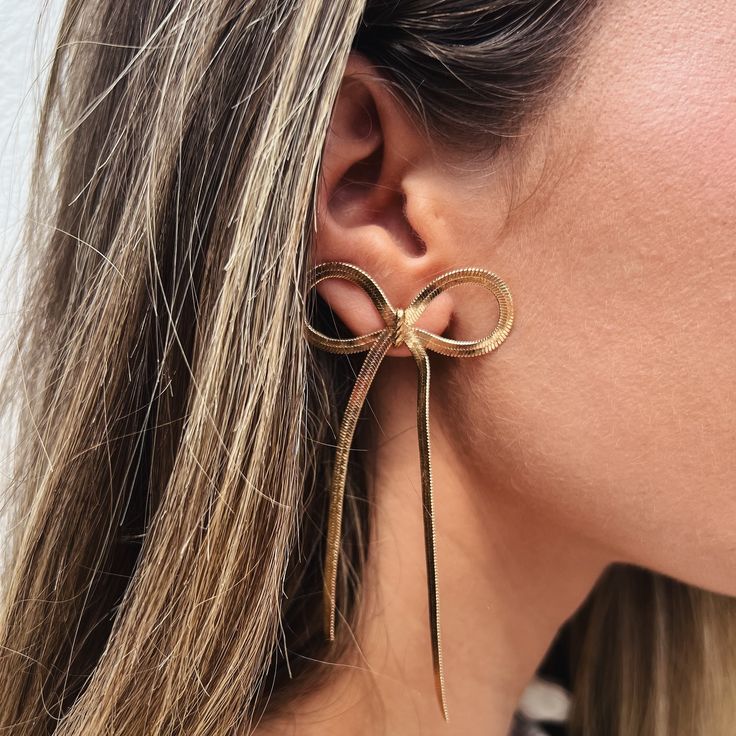 Aretes Bow Link ✨🎀