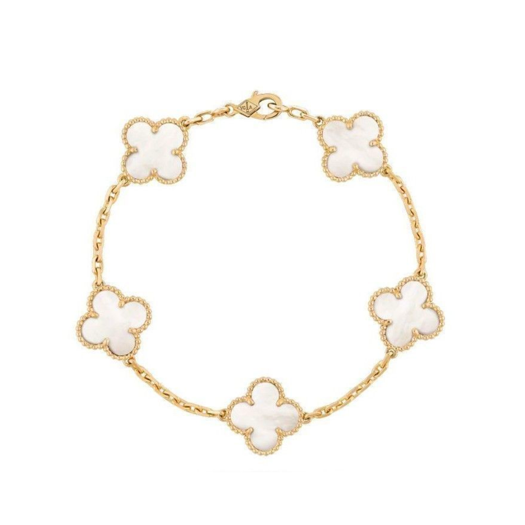 Pulsera Celestine white
