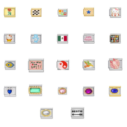 Charms para pulseras italianas