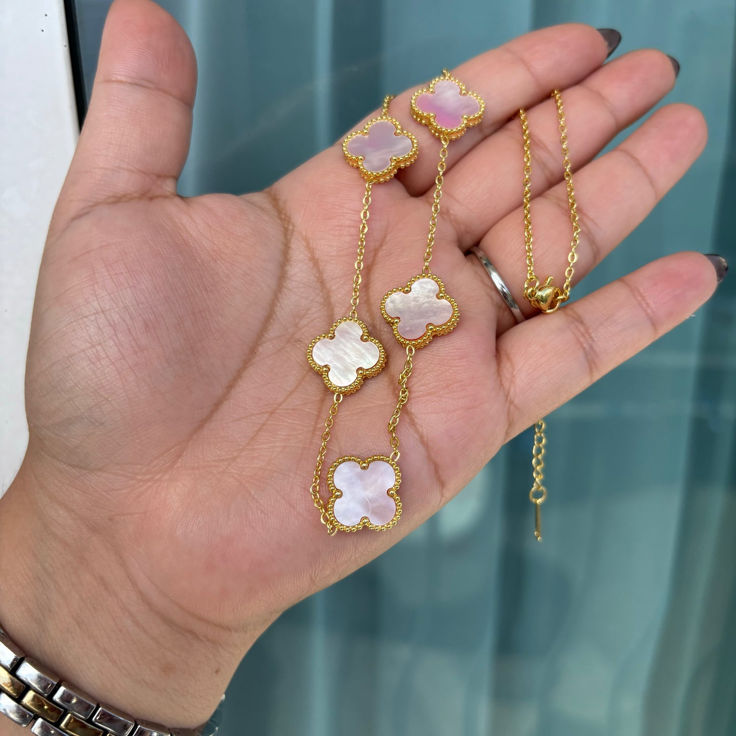 Collar Celestine pink L