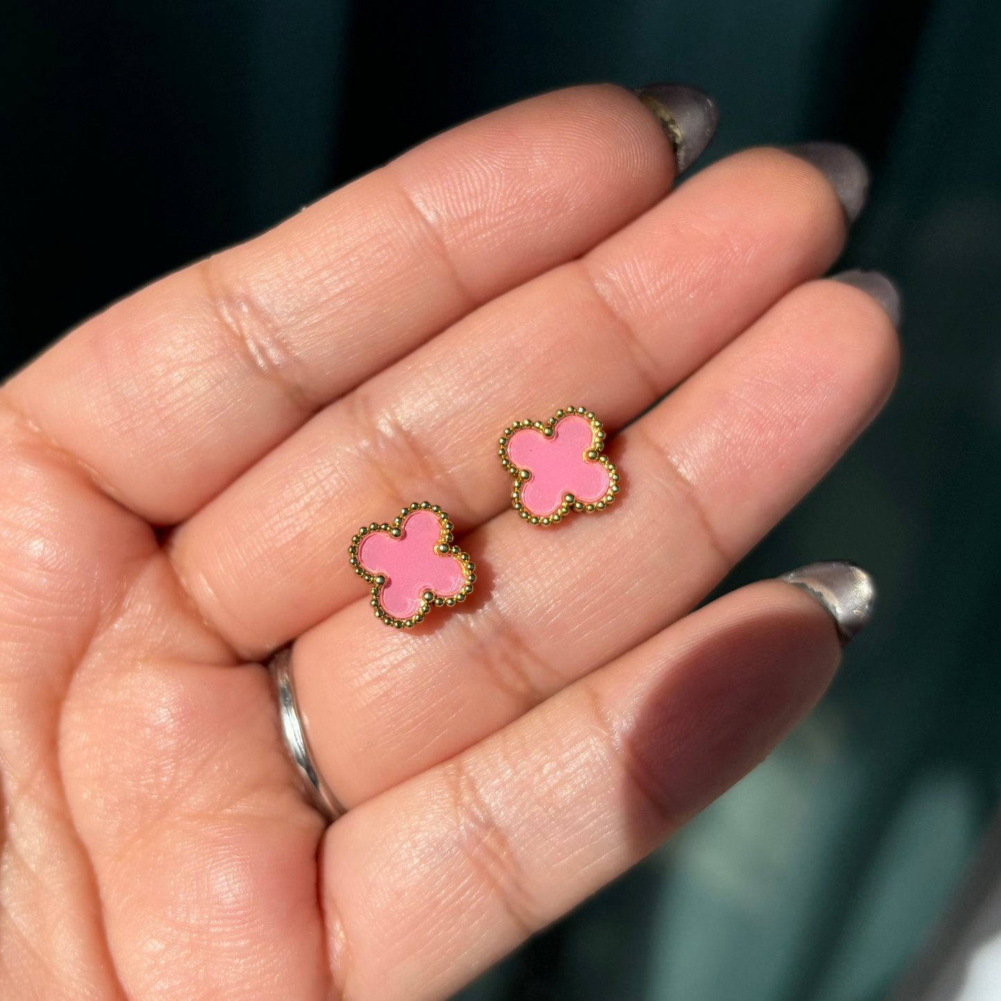 Aretes celestine pink