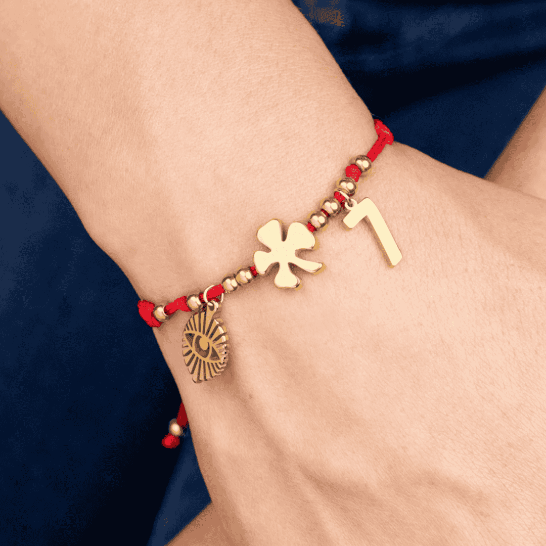 Pulsera hijo rojo de la suerte