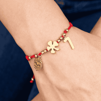 Pulsera hijo rojo de la suerte