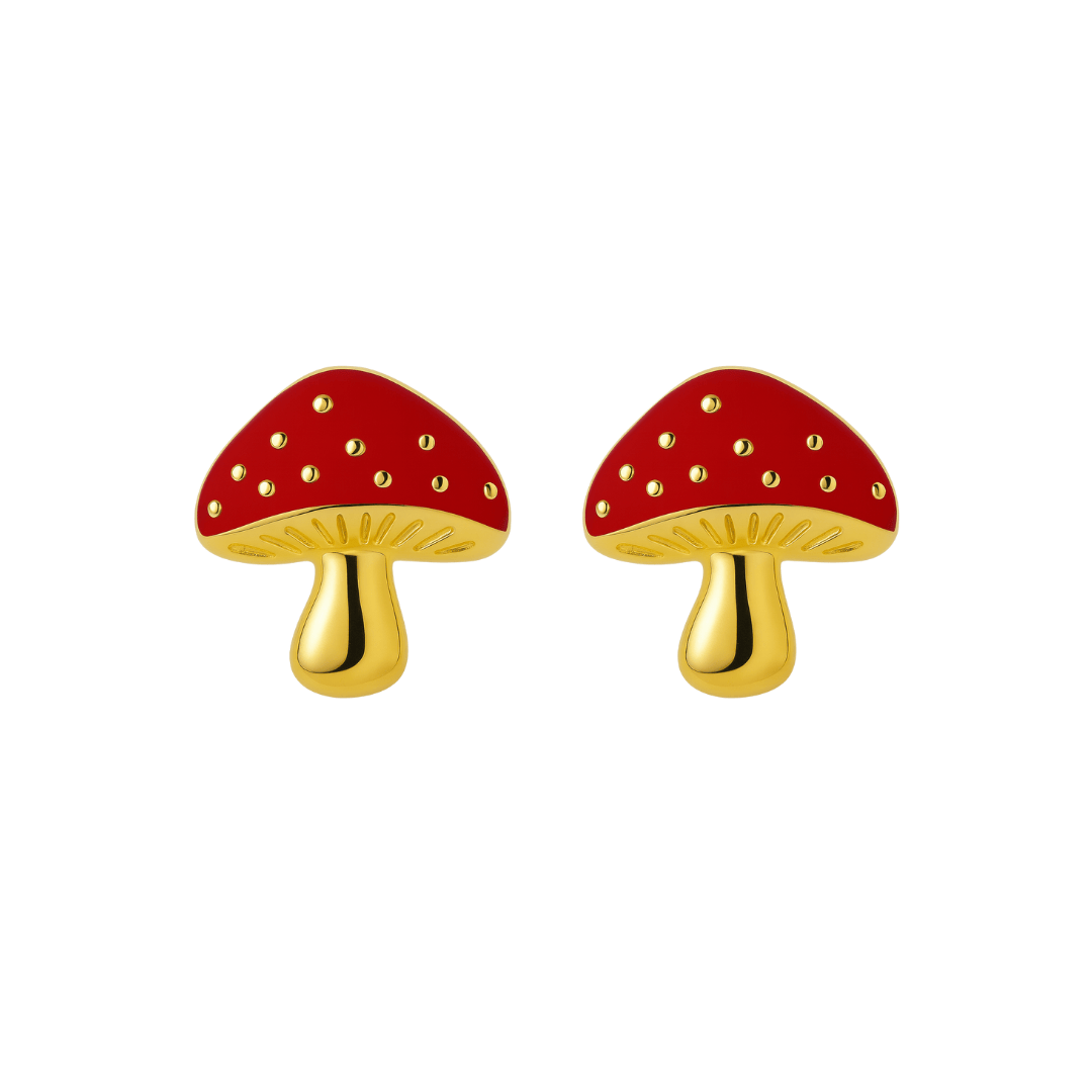 Aretes de honguito