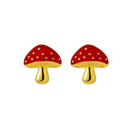 Aretes de honguito