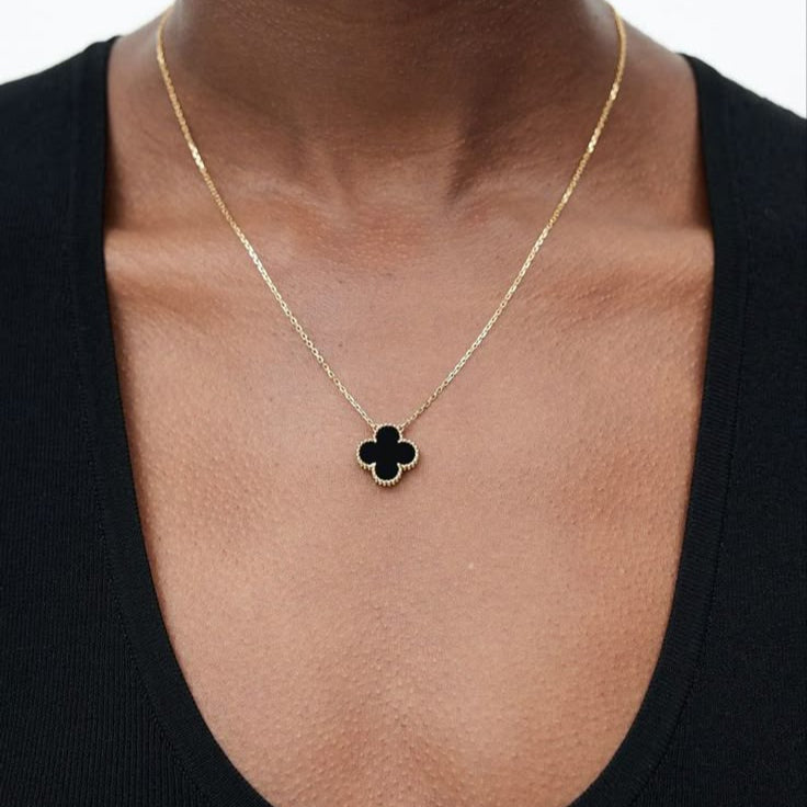 Collar Celestine black sencillo